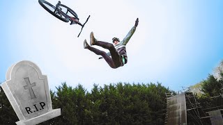 FAILING AND LANDING NEW TRICKS AT MY MTB COMPOUND!!