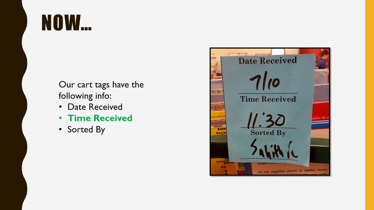 Lean Libraries Reshelving Status Call Downs YouTube