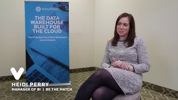 Be the Match - Breaking Down Data Silos with Snowflake