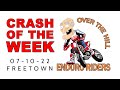 Crash of the week over the hill enduro riders