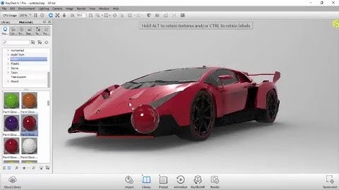 render google sketchup skp file with keyshot 6