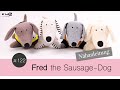 süßen Kuscheldackel "Fred the Sausage-Dog" ganz einfach selber nähen DIY-Näh-Tutorial