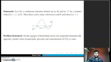 Application of Intermediate Value Theorem.