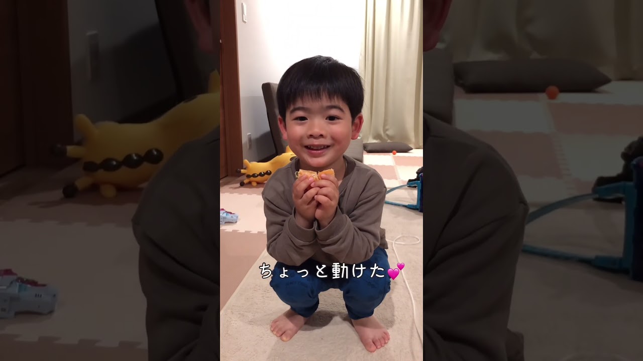 心疾患1歳と3歳児の日常 #shorts