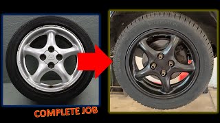 Refinishing Miata Wheels - Fix Curb Rash - Painting Miata Wheels - Repainting - COMPLETE JOB!!! by Enigma Engineering 1,097 views 2 years ago 23 minutes