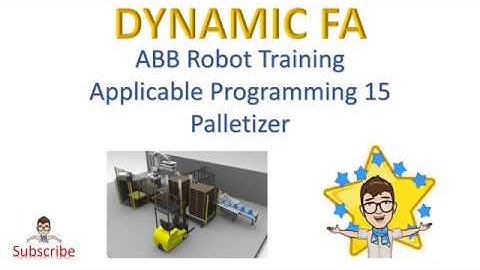 AP15 Applicable Robot Programming Palletizer.