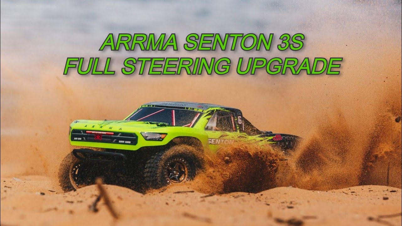 Arrma Senton 3S BLX Full Steering Upgrade! - YouTube