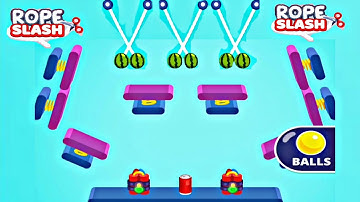 Rope slash Gameplay Walkthrough part-5 All levels 67 completed
