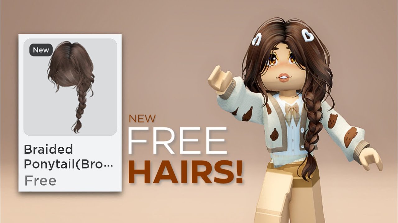 NEW FREE HAIR YOU MUST GET IN ROBLOX!🤩🥰😜 