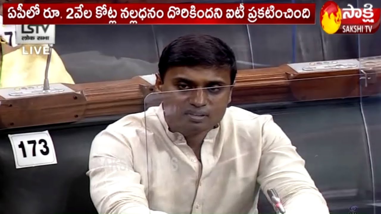 MP Midhun Reddy Demands CBI Enquiry On AP Fiber Grid Scam In Lok Sabha | Sakshi TV