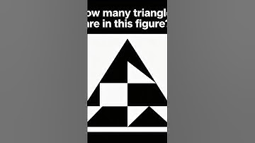 🤯🤔🤪Count The Triangles ??  #ytshorts #maths #mathtricks #youtubeshorts #education