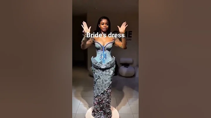 Bride's dress: Priscilla Ojo's Nigerian wedding dress JP 2025.#shorts #shortvideo #shortsfeed