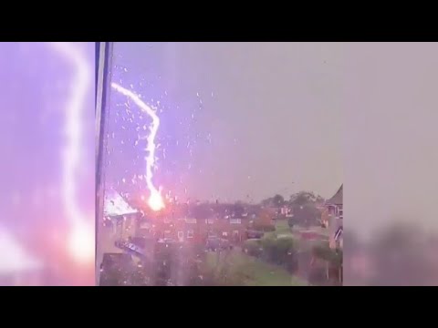 Blitzeinschlag in Großbritannien