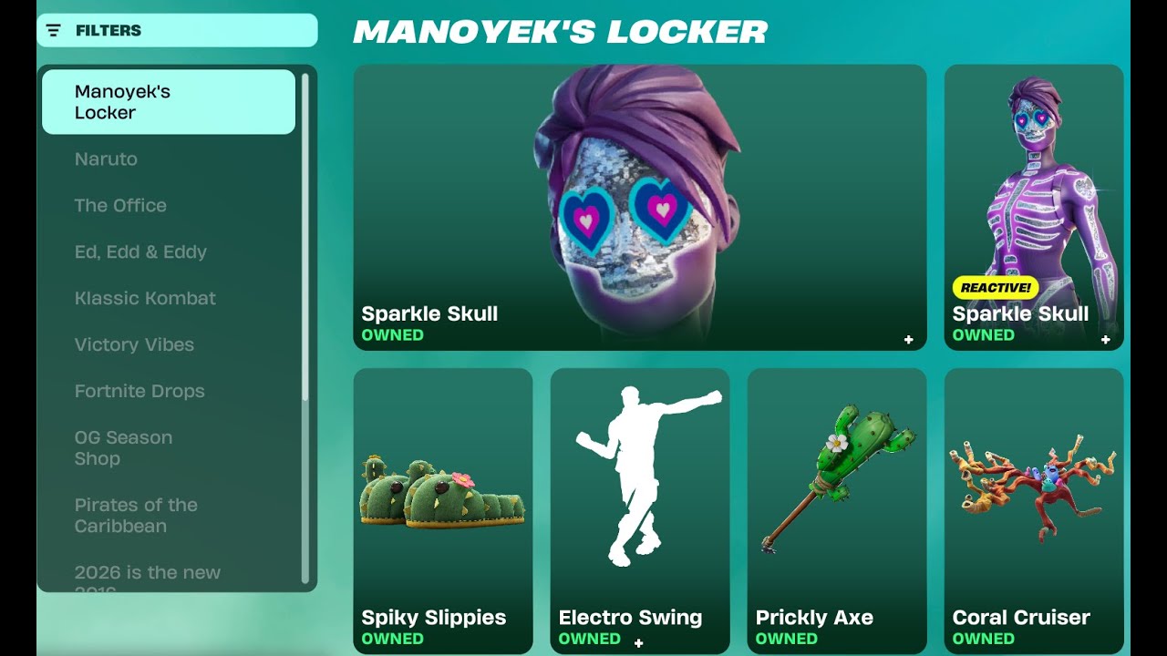 Fortnite Item Shop (January 26th 2026 *NEW* Manoyek's Locker Bundle + Not A Whole Lot Else)