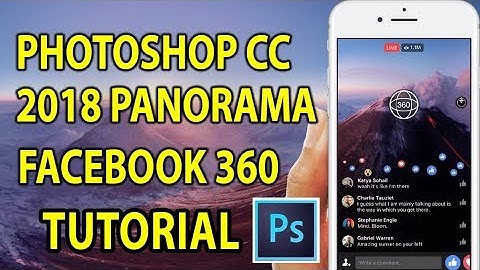 PHOTOSHOP CC 2018 Tutorial: How to Make / Create Facebook 360 Panorama from Photo