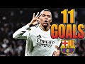 جميع اهداف كيليان مبابي على برشلونة 11 هدف HD تعليق عربي 