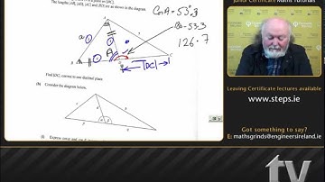 Project Maths Trigonometry Question - Leaving Certificate Maths Tutorials