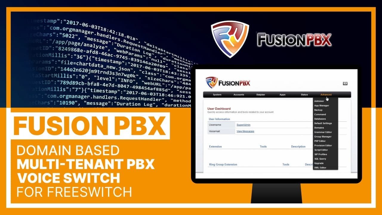 pabx คือ  Update  FusionPBX - Free, Open Source, Self Hosted VOIP / PBX based on FreeSwitch.