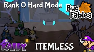 Bug Fables Rank 0 Hard Mode -- Spuder [ITEMLESS]