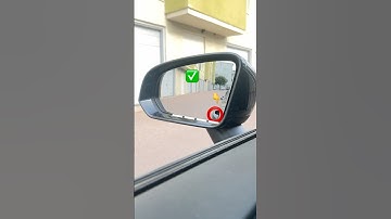 car mirror adjustment | car mirror setting | car driving training