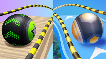 Going Ball vs Action Ball, walkthrough gameplay , IOS Android Ball  Run New Update ( part: 74)