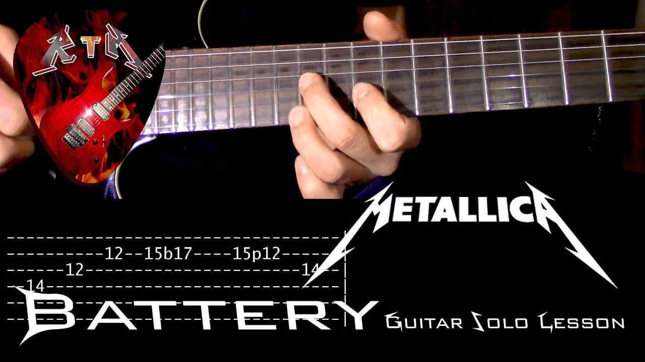 Battery Tabs Metallica. Battery Metallica Guitar Tabs. Metallica solo Guitar. Metallica Battery solo.