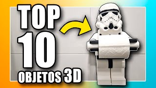 💥TOP 10 OBJETOS ÚTILES💥Para Imprimir 3D DESDE CASA🔝*Feat Hellbot Magna* ¡¡+🌎SORTEO INTERNACIONAL!!