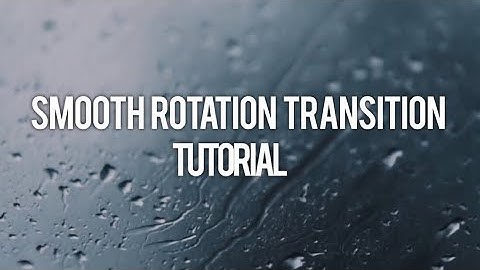 Smooth Rotation Transition | Sony Vegas Pro Tutorial