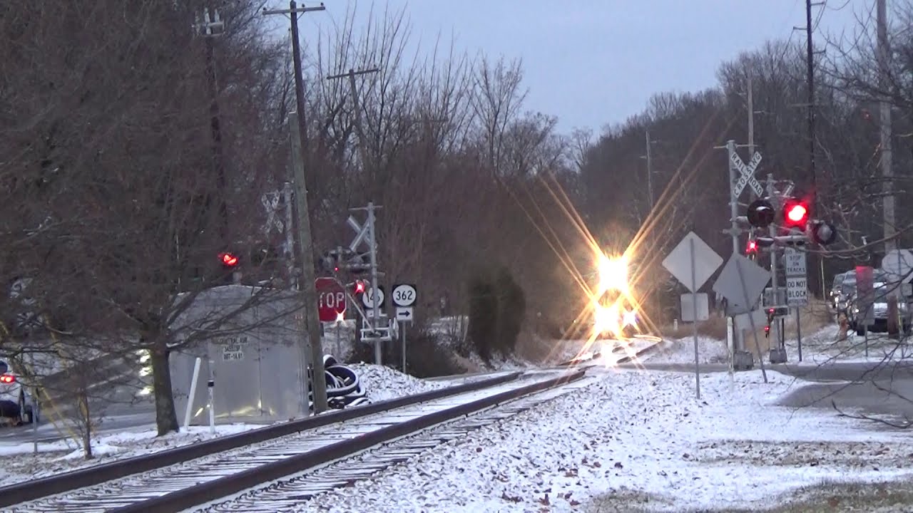 CSX 4436 at Pewee Valley, Kentucky in the Snow
