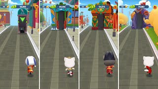 Talking Tom D Run Kung Fu Hank,Valkyrie Angela,Fortune Tom,Carnival Angelaandroidios Gameplay