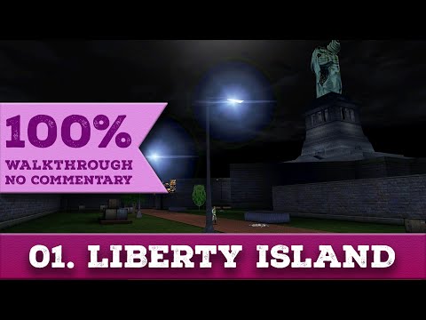 Deus Ex 100% Walkthrough (Realistic, No Commentary) 01 LIBERTY ISLAND