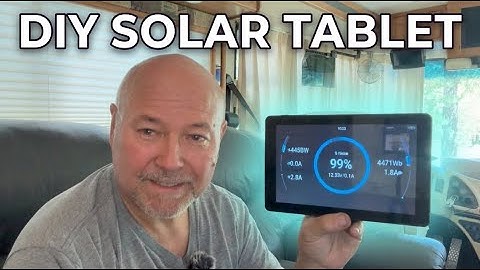 Turn Any Android Tablet into a Victron Solar Display (Under $40!)