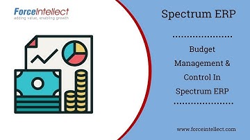 Maintain Budget & Control in Spectrum ERP