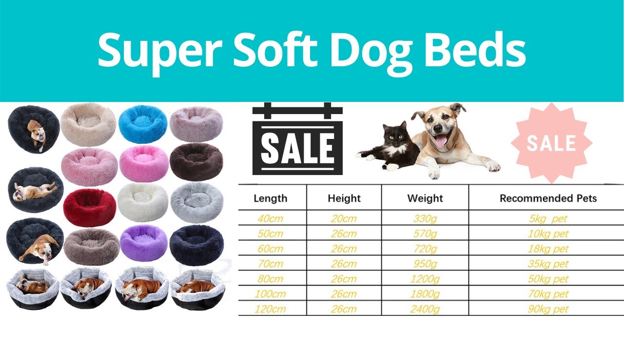 Super Soft Dog Beds Calming Bed for Dogs Pet Bed YouTube