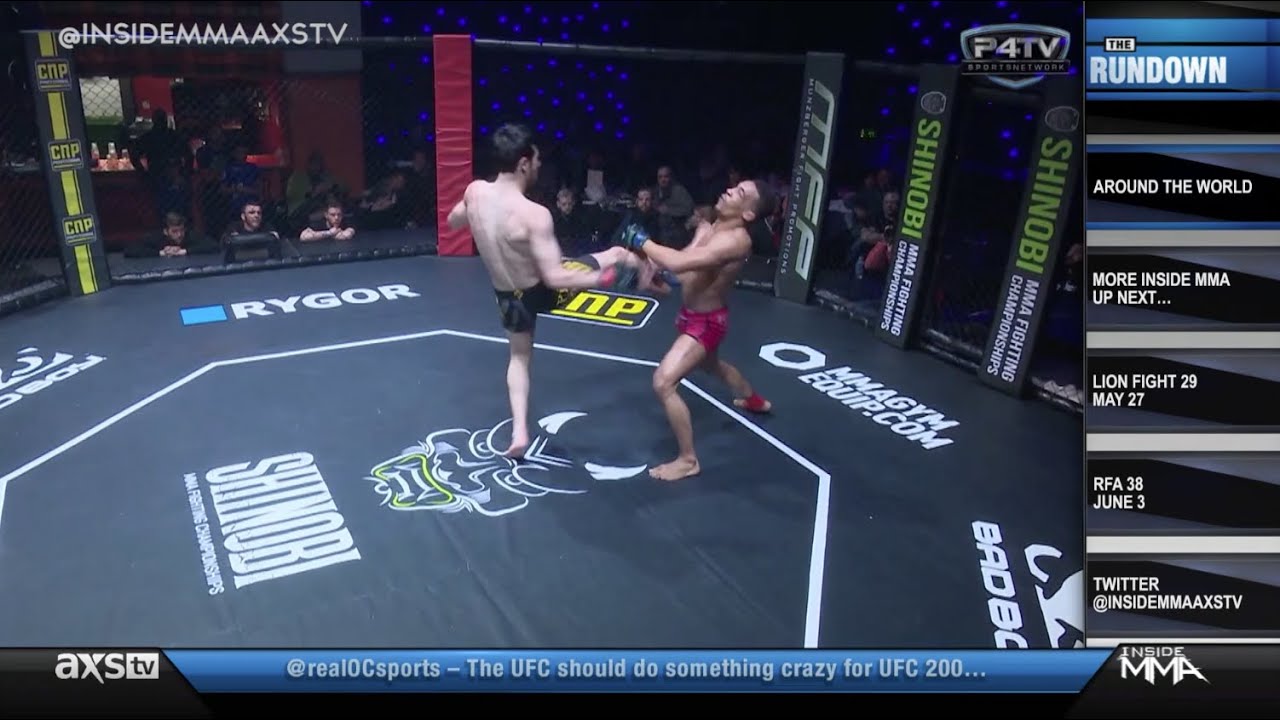 wrestling moves A Silva-Like Front Kick in Highlights From Shinobi MMA, Trophy MMA, & EFC Worldwide on Inside MMA