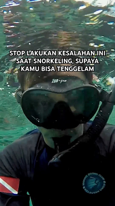 Cara supaya bisa berenang ke dasar laut saat snorkeling #snorkeling #freediving #scubadiving