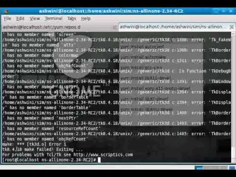 How to install ns2 Part 2 - YouTube