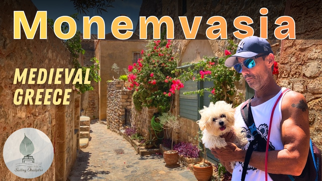 Peloponnese Sailing | Monemvasia, Wildfire Planes & Tight Harbor Maneuvers 🇬🇷