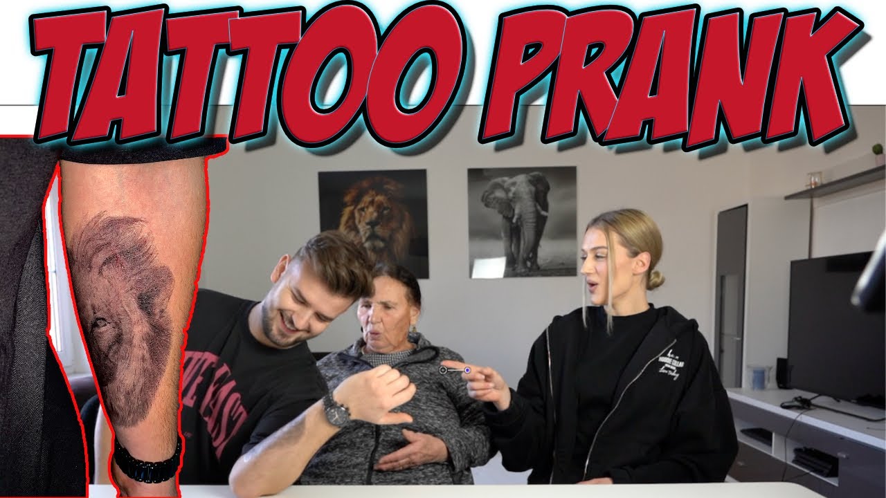 ⎟Tattoo Prank Gjyshes 😂⎟Shikone Reagimin e saj ❤️⎟