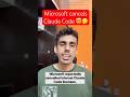 Microsoft cancels Claude Code licences #claude #microsoft #ai #code