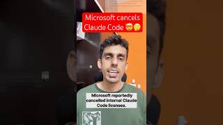 Microsoft cancels Claude Code licences #claude #microsoft #ai #code