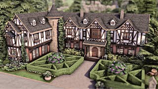 LARGE TUDOR FAMILY HOME  The Sims 4 Speed Build | No CC