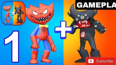 Merge Blue Monster vs Monster - Gameplay Walkthrough Part 1 Tutorial Levels 1-15 (iOS,Android)