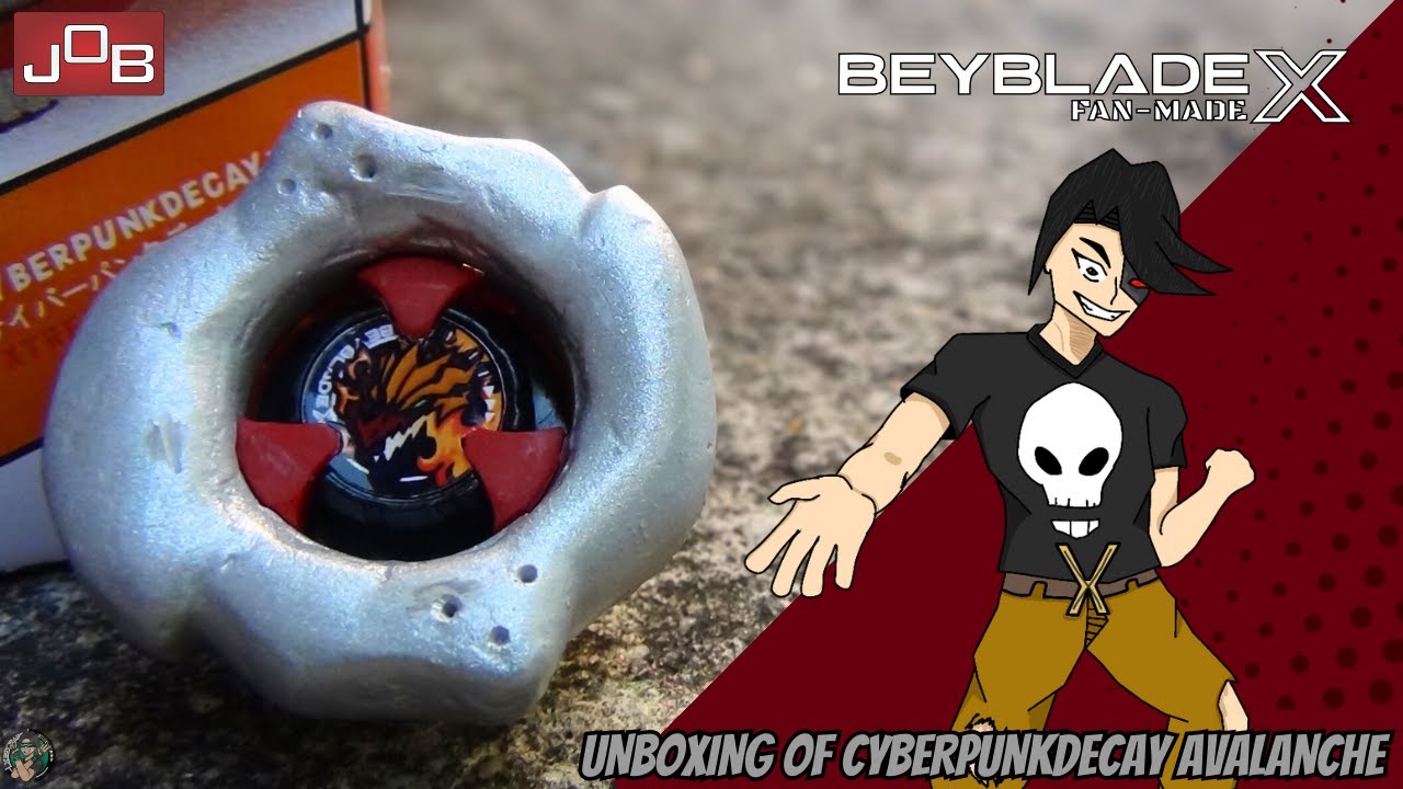 O primeiro de 2026?! [Unboxing] UX-01F CyberPunkDecay | Beyblade X Fanmade  #beyblade #fanmade #diy