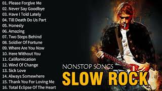 Scorpions, Led Zeppelin, Bon Jovi, U2, Aerosmith - Best Nonstop Slow Rock 80s, 90s Playlist