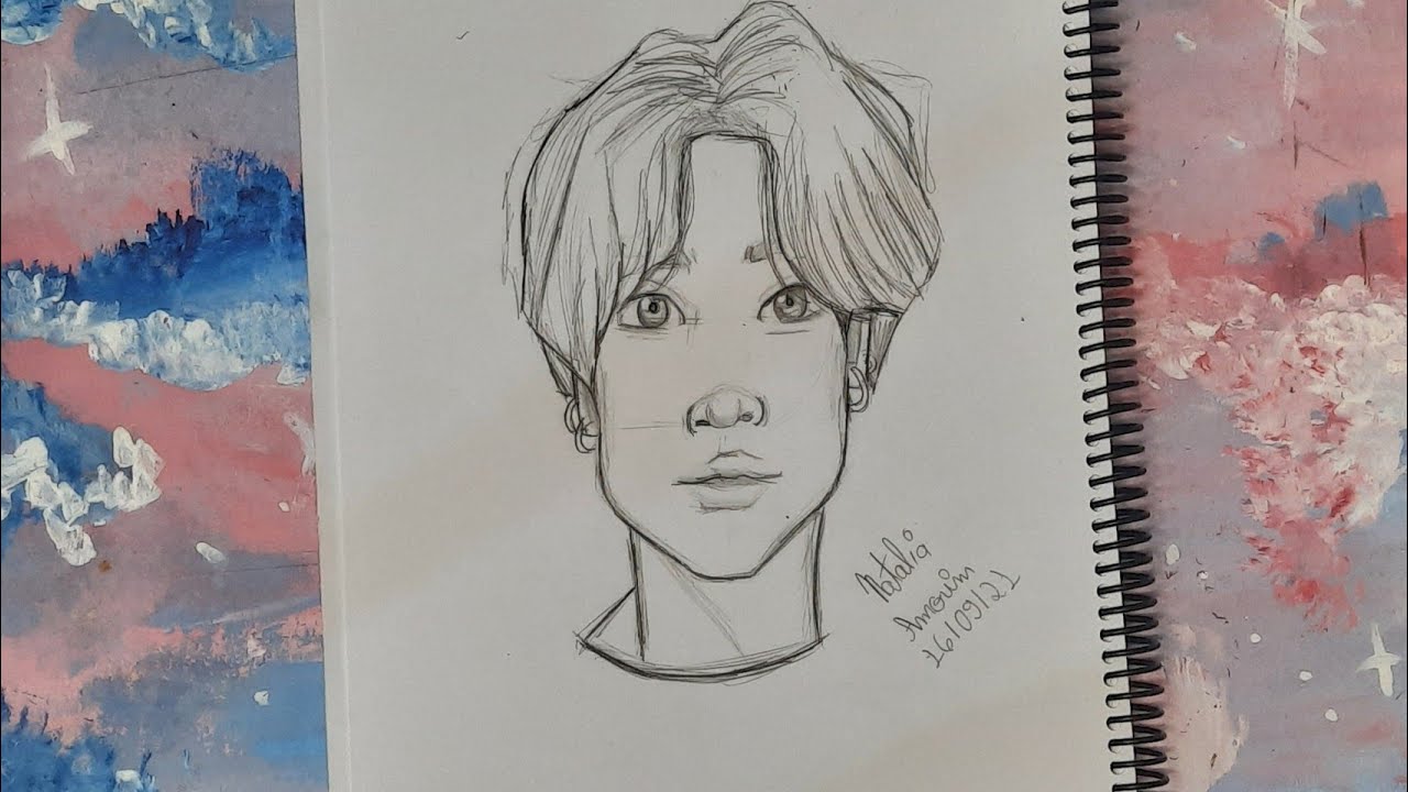como-desenhar-o-jungkook-youtube
