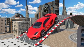 City Car Roof Stunts (by Mummy Daddy Studio) Android Gameplay [HD] screenshot 5