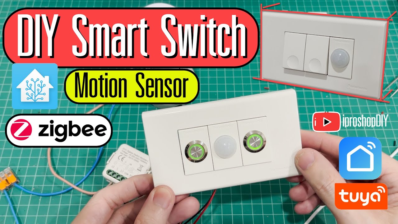 รวมร่าง Zigbee Switch Module & Motion Sensor
