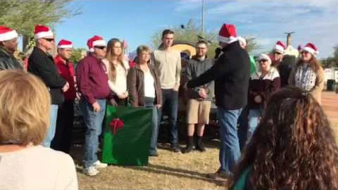 Castle Park: June Wolfe receives a special gift
