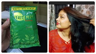 Nupur 100 % natural pure henna for silky smooth hair || Nupur Henna mixing recipe